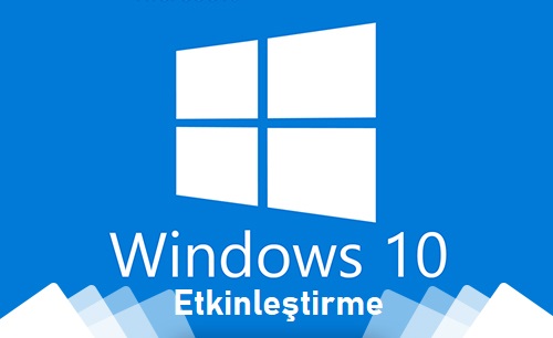 Windows 10 etkinleştirme programsız, cmd, ücretsiz ürün kodu